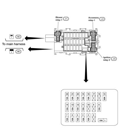 2011 nissan sentra junction box|Nissan Sentra Service Manual: Fuse block .